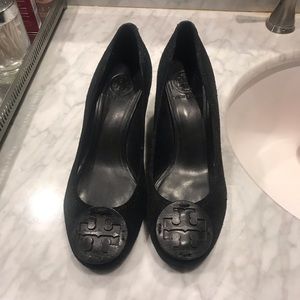 Tory Burch wedges- suede